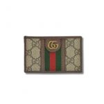 Gucci GG Supreme Ophidia Small Card Case Beige For Women‎ 4.3in/11cm 597617 96IWT 8745
