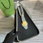 Gucci Large Bauletto Top Handle Bag With Double G White/Grey For Men 15.7in/40cm