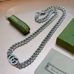 Gucci Necklace Chain Silver For Women