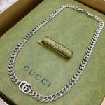 Gucci Necklace Chain Silver For Women