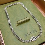 Gucci Necklace Chain Silver For Women