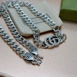 Gucci Necklace Chain Silver For Women