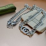 Gucci Necklace Chain Silver For Women