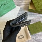 Gucci Ophidia Card Case Supreme Canvas Grey For Men 4.7in/12cm ‎‎734943 UULBN 1244