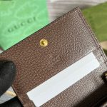 Gucci Ophidia GG Card Case Wallet Supreme Canvas Beige For Women‎ 4.5in/11cm 523155 96IWG 8745