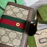 Gucci Ophidia GG Passport Case Supreme Canvas Beige For Women‎ 5.7in/14.5cm 598914 96IWG 8745