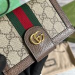 Gucci Ophidia GG Passport Case Supreme Canvas Beige For Women‎ 5.7in/14.5cm 598914 96IWG 8745