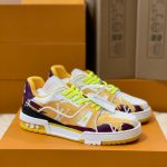 Louis Vuitton LV Trainer Sneaker Yellow For Men
