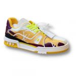 Louis Vuitton LV Trainer Sneaker Yellow For Men
