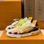 Louis Vuitton LV Trainer Sneaker Yellow For Men
