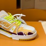 Louis Vuitton LV Trainer Sneaker Yellow For Men