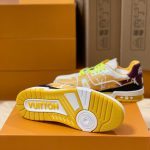 Louis Vuitton LV Trainer Sneaker Yellow For Men