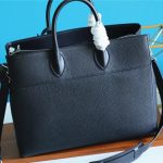 Louis Vuitton Cabas Business Briefcase Shoulder Bag Black For Men 15.5in/39cm M55732