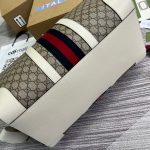 Gucci Ophidia Medium Duffle Bag Beige For Men 17.5in/44.6cm 681295 9C2ST 9770