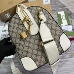 Gucci Ophidia Medium Duffle Bag Beige For Men 17.5in/44.6cm 681295 9C2ST 9770