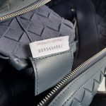 Bottega Veneta Slim Classic Intrecciato Briefcase Black/Dark Grey/Brown For Women‎ 14.2in/36cm 690702V0E528803