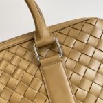 Bottega Veneta Slim Classic Intrecciato Briefcase Black/Dark Grey/Brown For Women‎ 14.2in/36cm 690702V0E528803