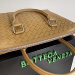 Bottega Veneta Slim Classic Intrecciato Briefcase Black/Dark Grey/Brown For Women‎ 14.2in/36cm 690702V0E528803