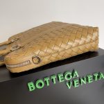 Bottega Veneta Slim Classic Intrecciato Briefcase Black/Dark Grey/Brown For Women‎ 14.2in/36cm 690702V0E528803