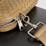 Bottega Veneta Slim Classic Intrecciato Briefcase Black/Dark Grey/Brown For Women‎ 14.2in/36cm 690702V0E528803