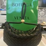 Bottega Veneta Small Turn Pouch Black/Beige For Women‎ 11.4in/29cm 701023V1W518425
