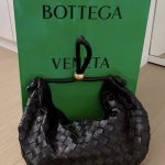 Bottega Veneta Small Turn Pouch Black/Beige For Women‎ 11.4in/29cm 701023V1W518425