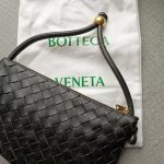 Bottega Veneta Small Turn Pouch Black/Beige For Women‎ 11.4in/29cm 701023V1W518425