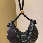 Bottega Veneta Small Turn Pouch Black/Beige For Women‎ 11.4in/29cm 701023V1W518425