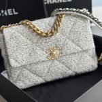 Chanel CC Medium 19 Maxi Bag White/Black/ Muticolor For Women 14 in / 36 cm