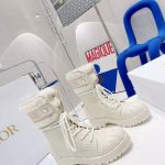 Dior CD D-Major Ankle Boots White For Women