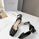 Dior CD Dior Idylle Ballet Pump Black For Women 1.5 in / 3.5 cm KDB777PGO_S900