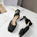 Dior CD Dior Idylle Ballet Pump Black For Women 1.5 in / 3.5 cm