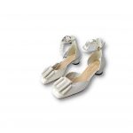 Dior CD Dior Idylle Ballet Pump White For Women 1.5 in / 3.5 cm
