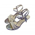 Dior CD Dway Heeled Sandal Gold For Women 2.5 in / 6.5 cm