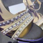 Dior CD Dway Heeled Sandal Gold For Women 2.5 in / 6.5 cm