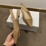 Dior CD J'Adior Slingback Pump Gold For Women 0.6 in / 1.5 cm