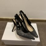 Dior CD J'Adior Slingback Pump Black For Women 3.7 in / 9.5 cm