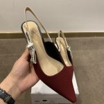 Dior CD J'Adior Slingback Pump Red For Women 2.6 in / 6.5 cm