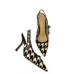 Dior CD J'Adior Slingback Pump Black And White For Women 3.7 in / 9.5 cm