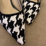 Dior CD J'Adior Slingback Pump Black And White For Women 2.6 in / 6.5 cm