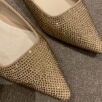 Dior CD J'Adior Slingback Pump Gold For Women 0.6 in / 1.5 cm