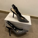 Dior CD J'Adior Slingback Pump Black For Women 3.7 in / 9.5 cm