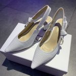 Dior CD J'Adior Slingback Pump White For Women 2.6 in / 6.5 cm