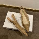 Dior CD J'Adior Slingback Pump Gold For Women 0.6 in / 1.5 cm