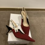 Dior CD J'Adior Slingback Pump Red For Women 2.6 in / 6.5 cm
