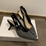 Dior CD J'Adior Slingback Pump Black For Women 2.6 in / 6.5 cm