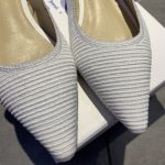 Dior CD J'Adior Slingback Pump White For Women 0.6 in / 1.5 cm