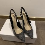 Dior CD J'Adior Slingback Pump Black For Women 3.7 in / 9.5 cm