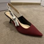 Dior CD J'Adior Slingback Pump Red For Women 2.6 in / 6.5 cm