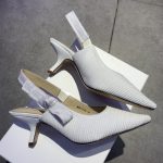 Dior CD J'Adior Slingback Pump White For Women 2.6 in / 6.5 cm